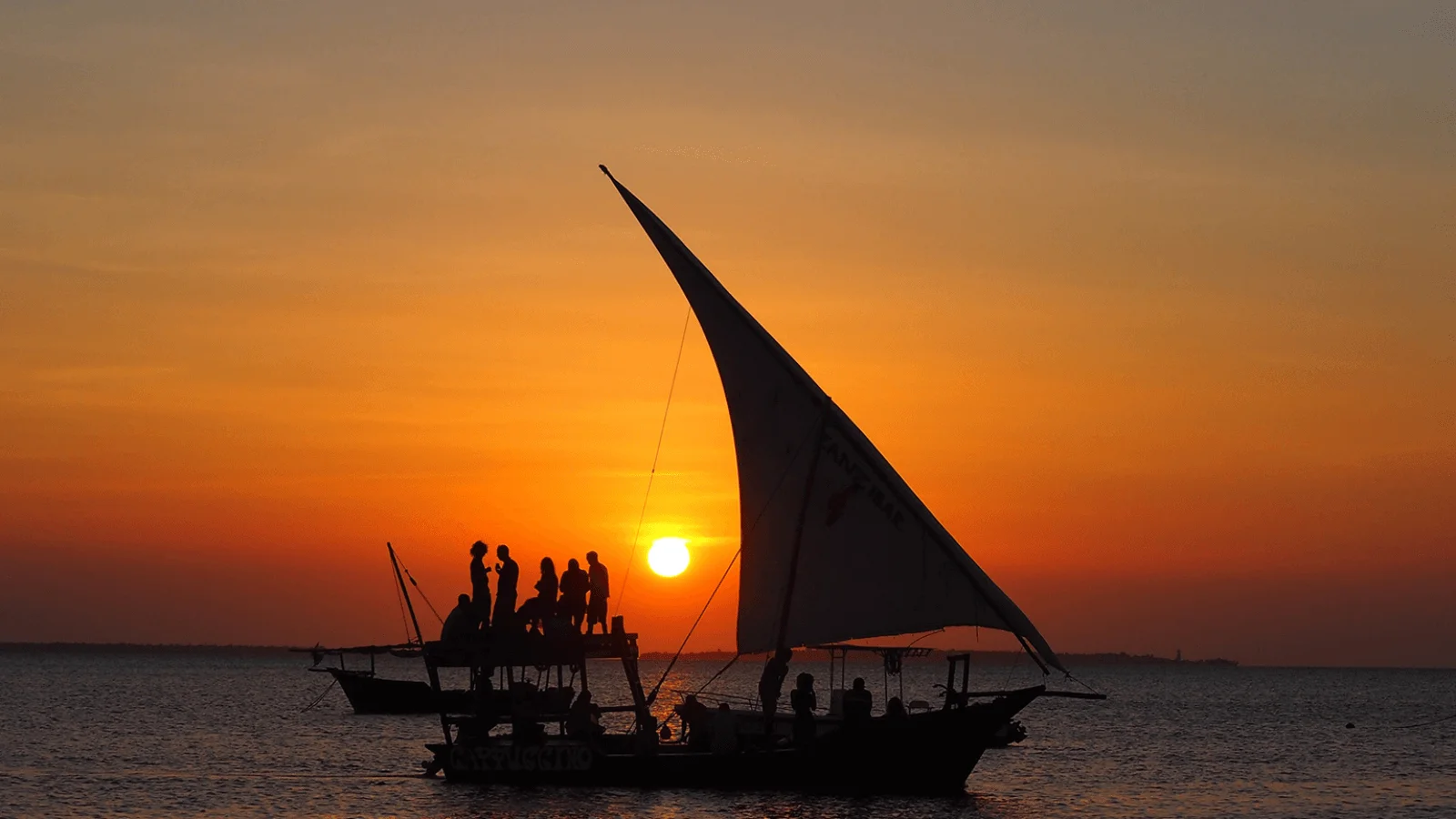 Sunset dhow cruise Nungwi Zanzibar